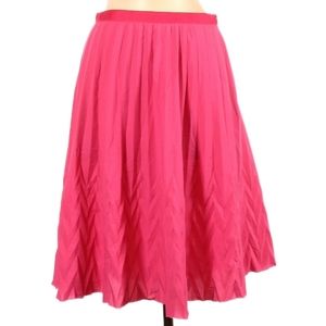 💗O by Organic By Anthropology Bright Pink Skirt